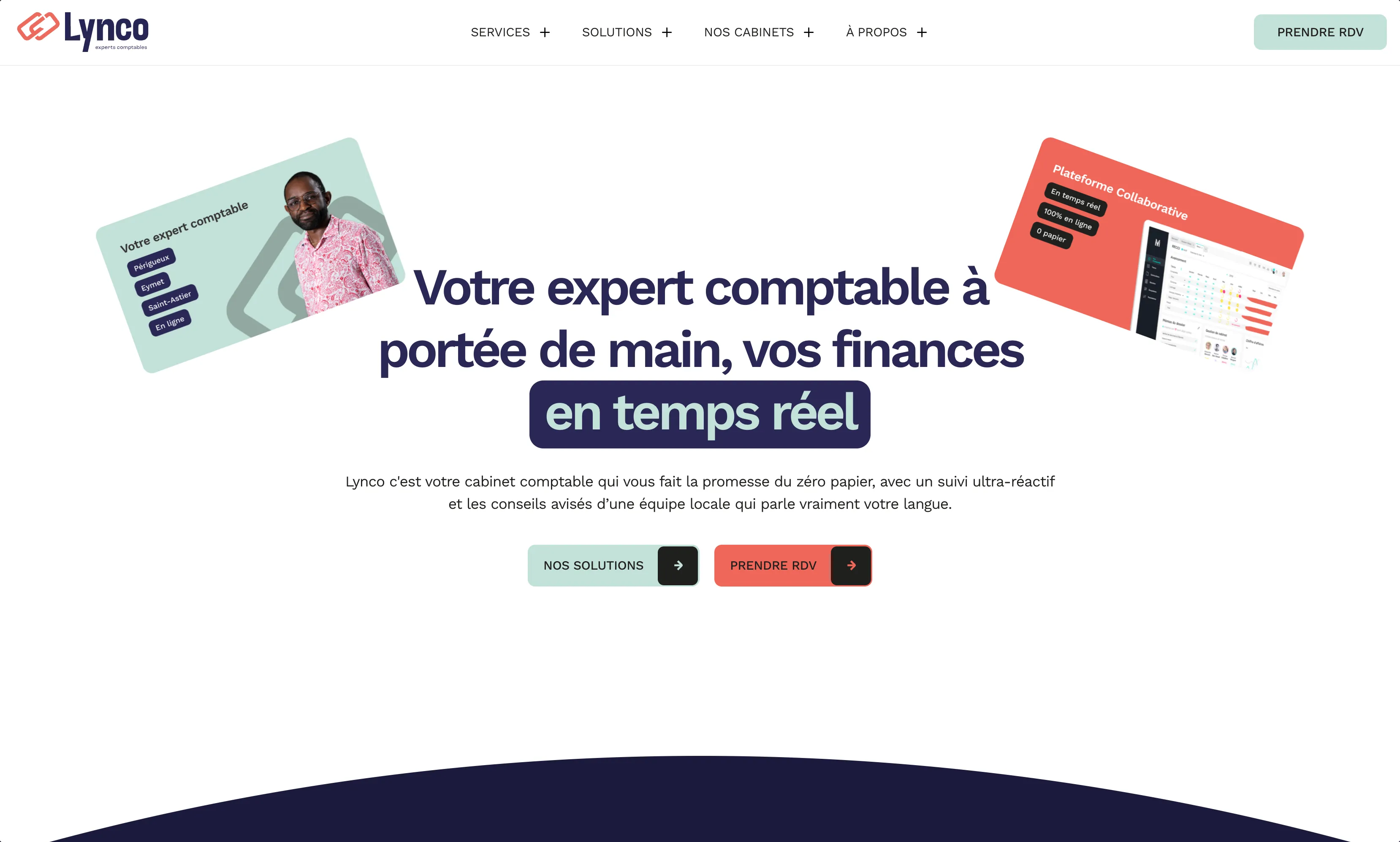 Site web Lynco, réalisé par Apsodia, agence web Périgueux