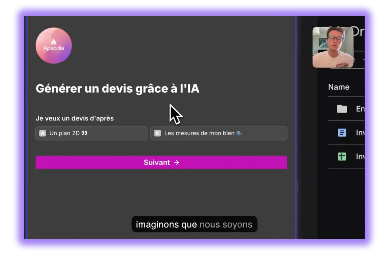 génération de devis avec l'ia