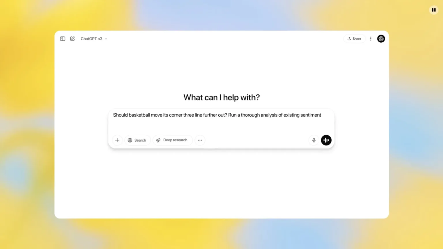 chatgpt o3 large model AI