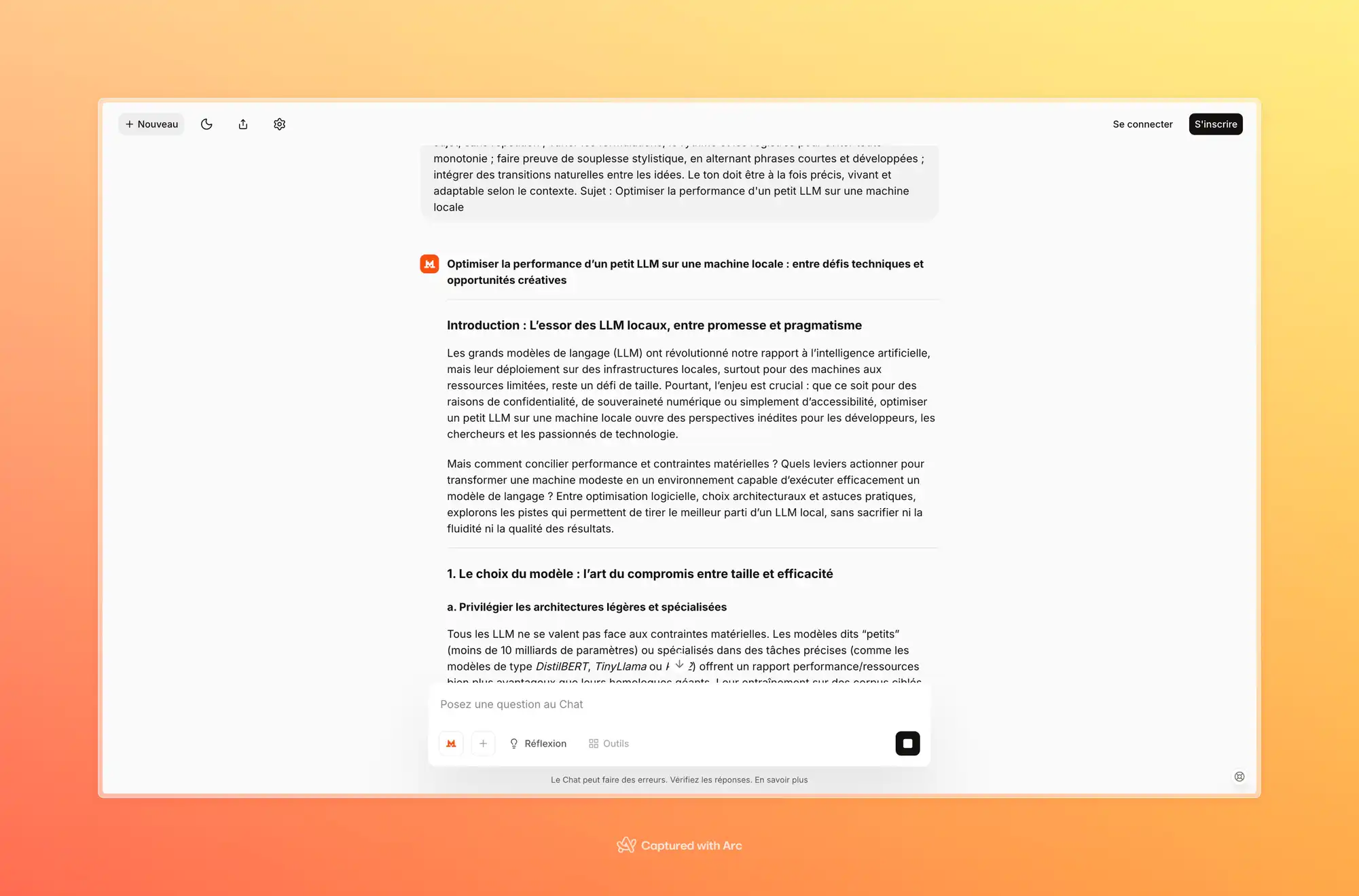 Mistral AI le chat rédaction