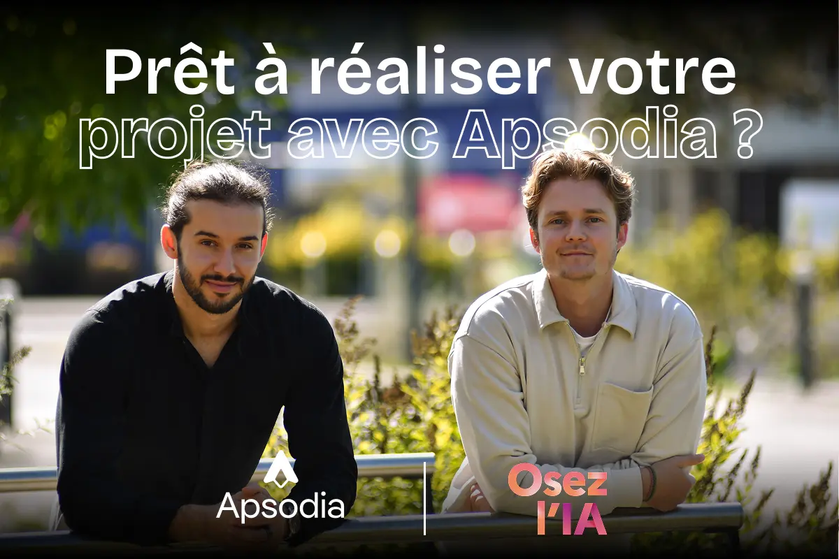 Photographie de Enzo Mourany et Justin Leroy fondateurs de l'agence web Apsodia
