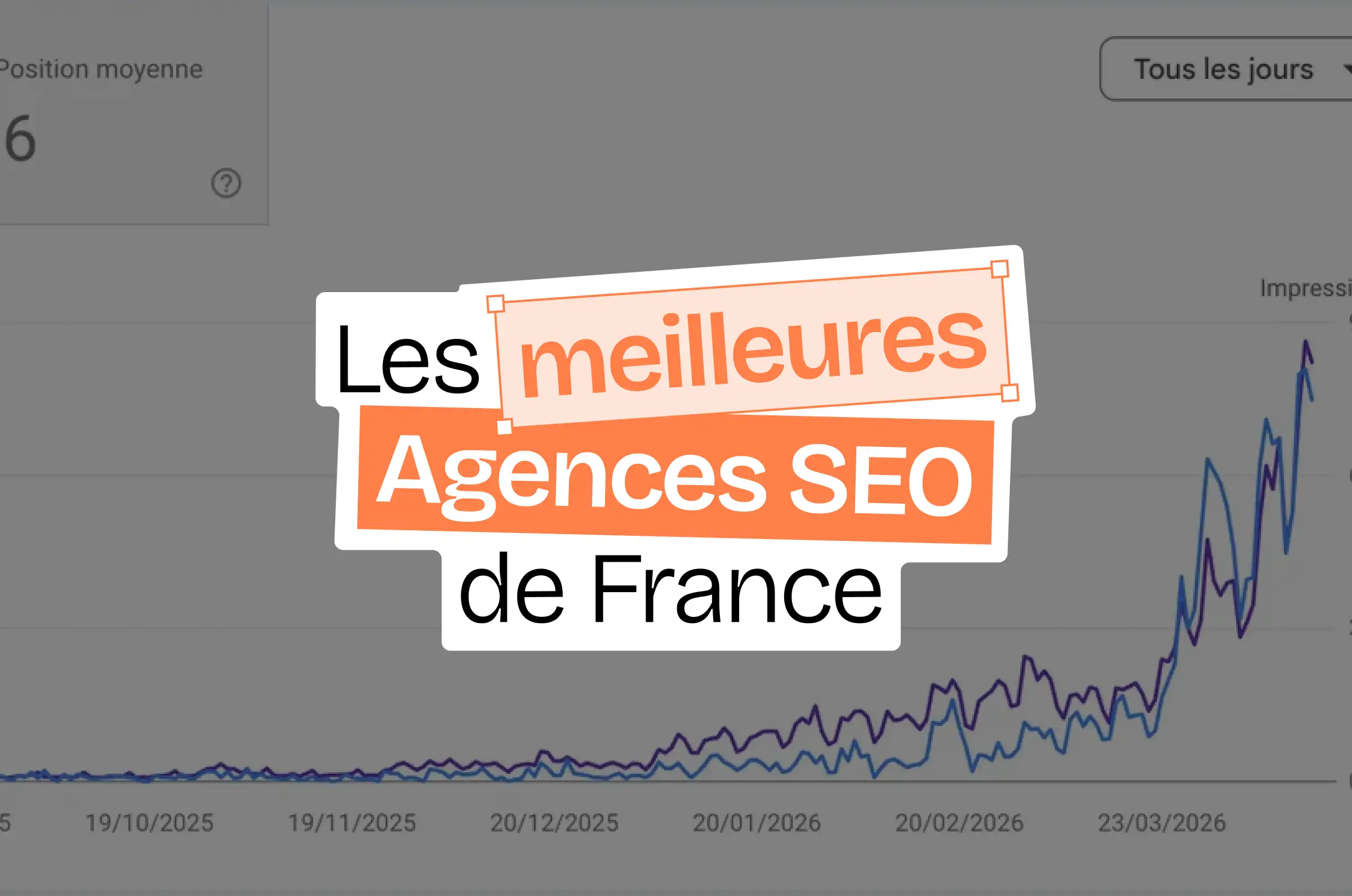 Les meilleures agences SEO en France en 2026