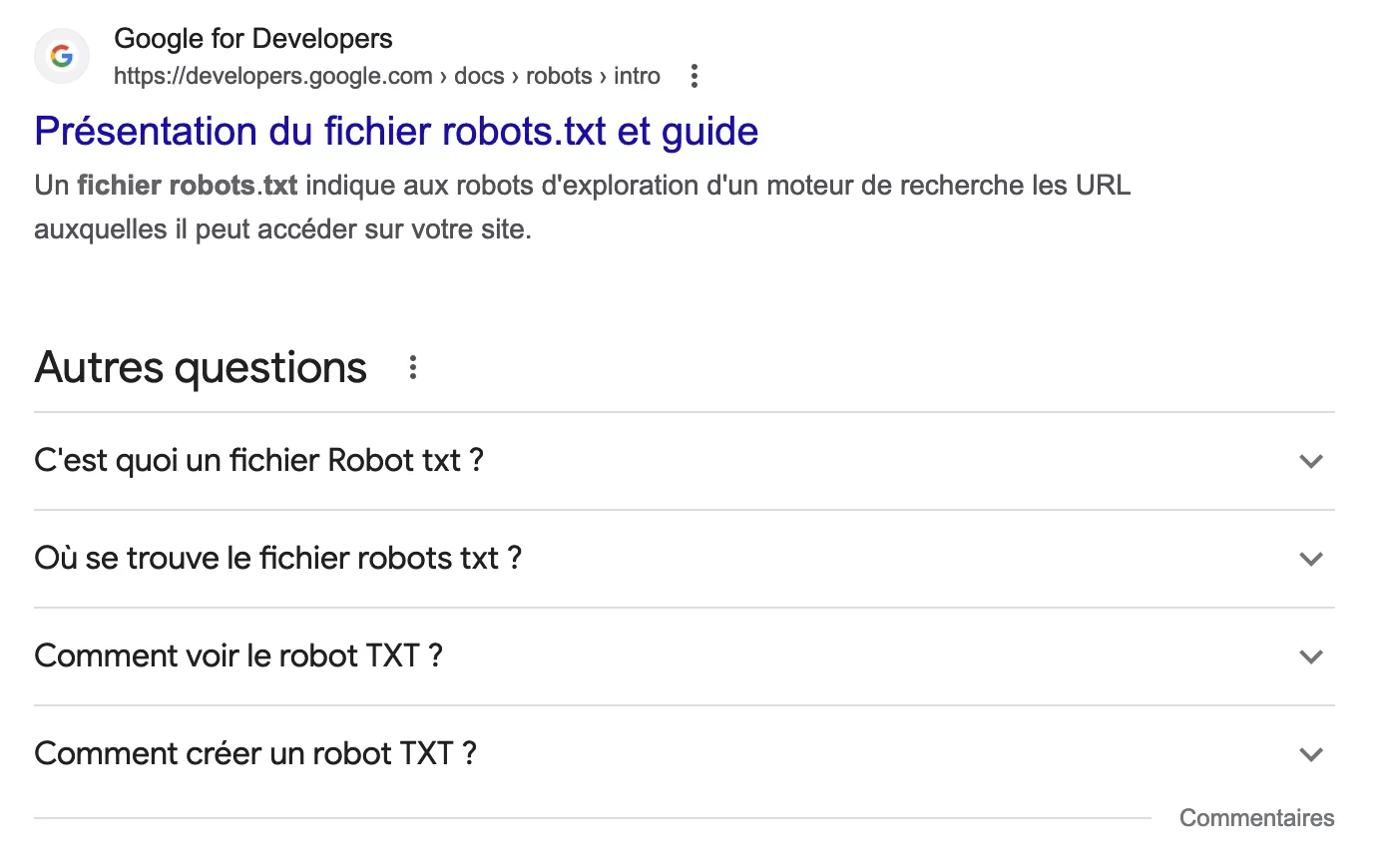 Google FAQ rich snippets