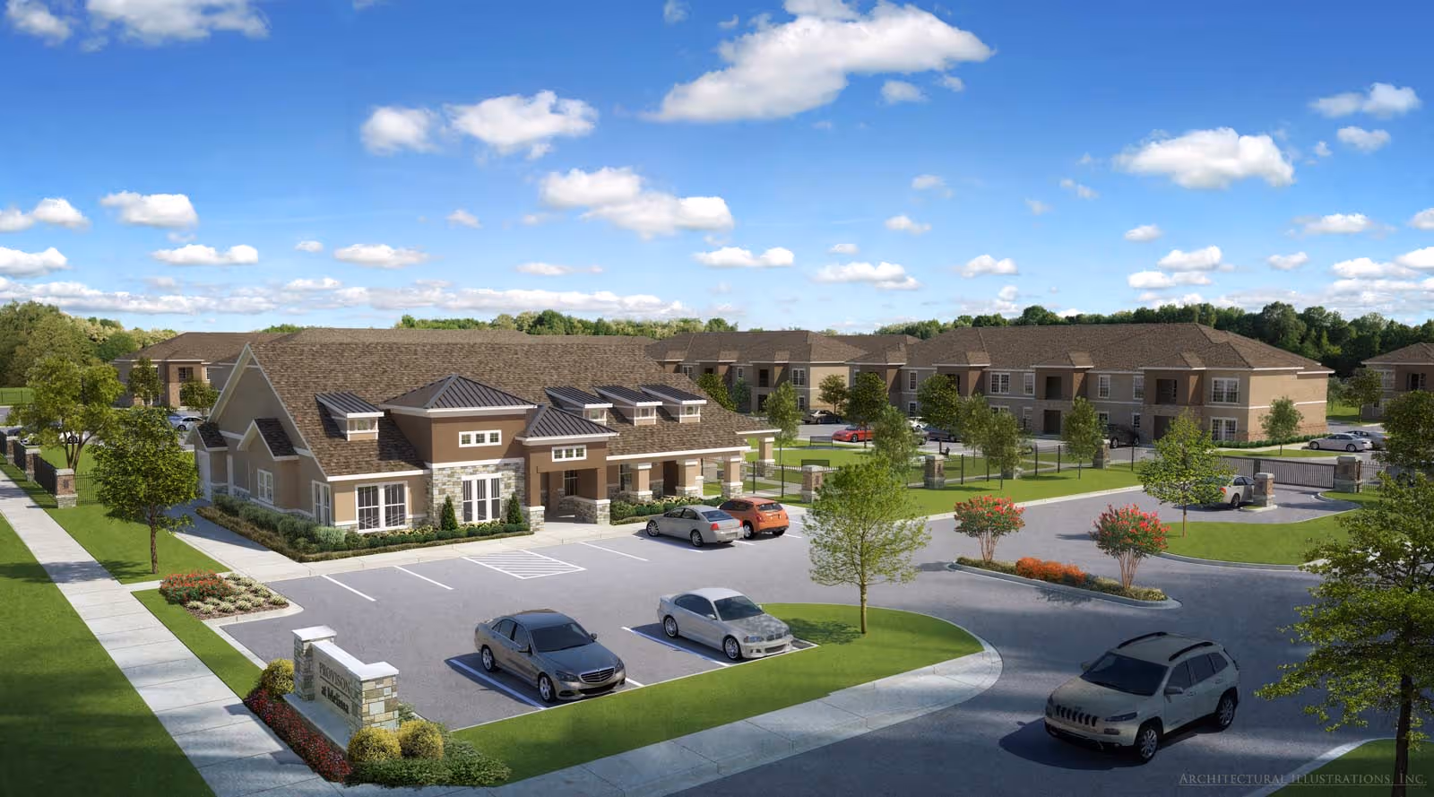 provision at four corners exterior rendering