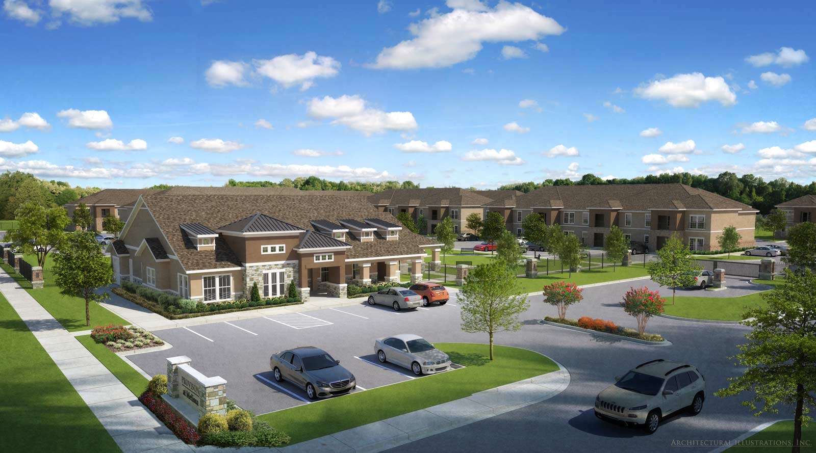 provision at four corners exterior rendering