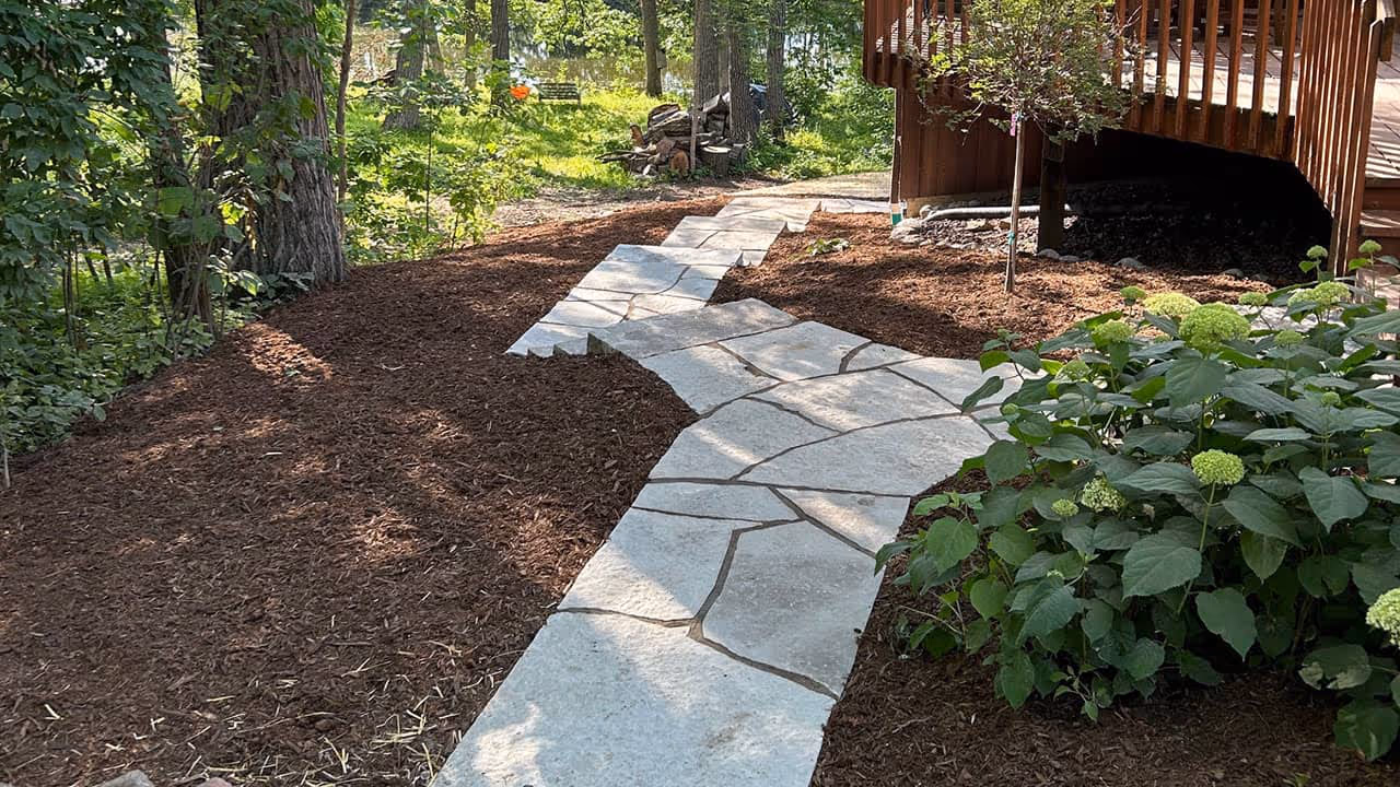Paver patio and walkway installation Brownsville WI — Avid Landscapes