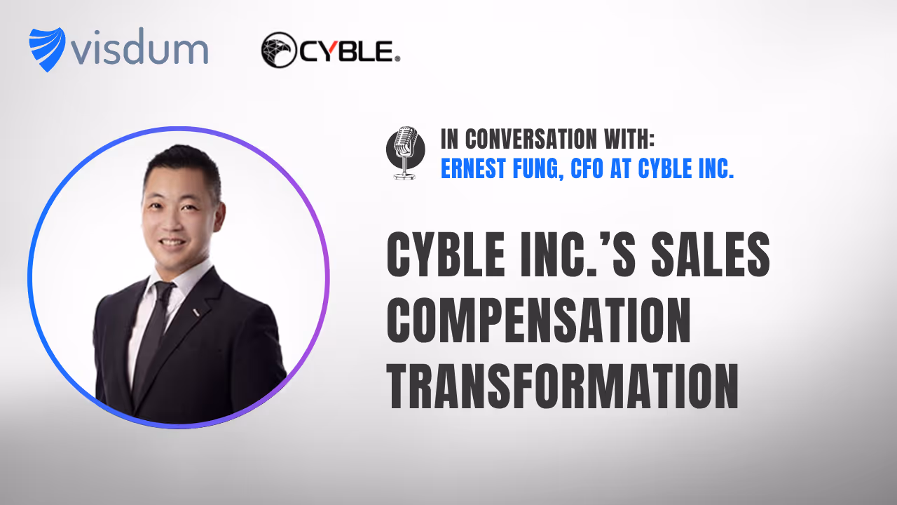 Watch Cyble Inc.'s CFO speak about sales commission automation success with Visdum