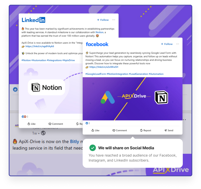 Promotion on social media