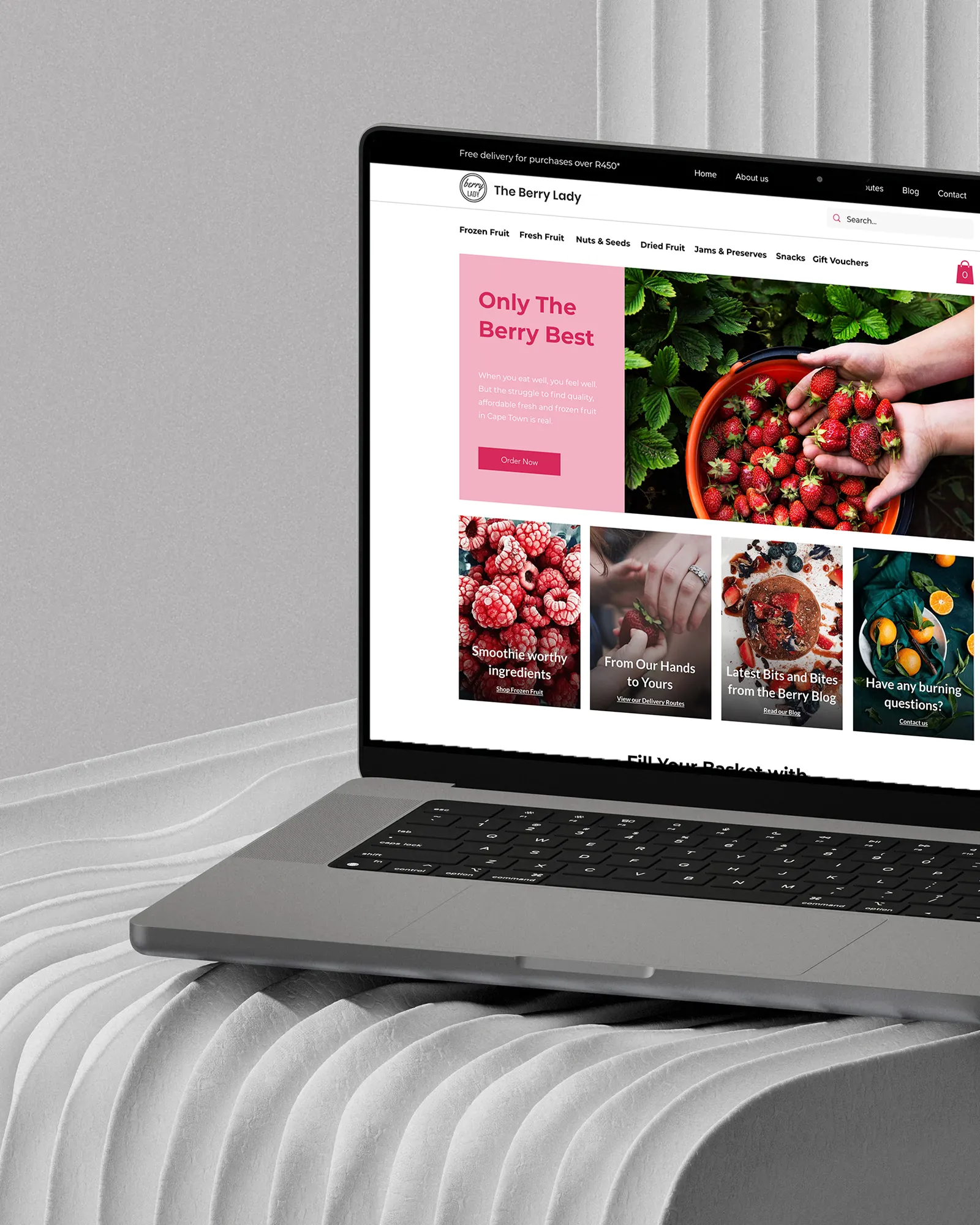Berry Lady website showcase