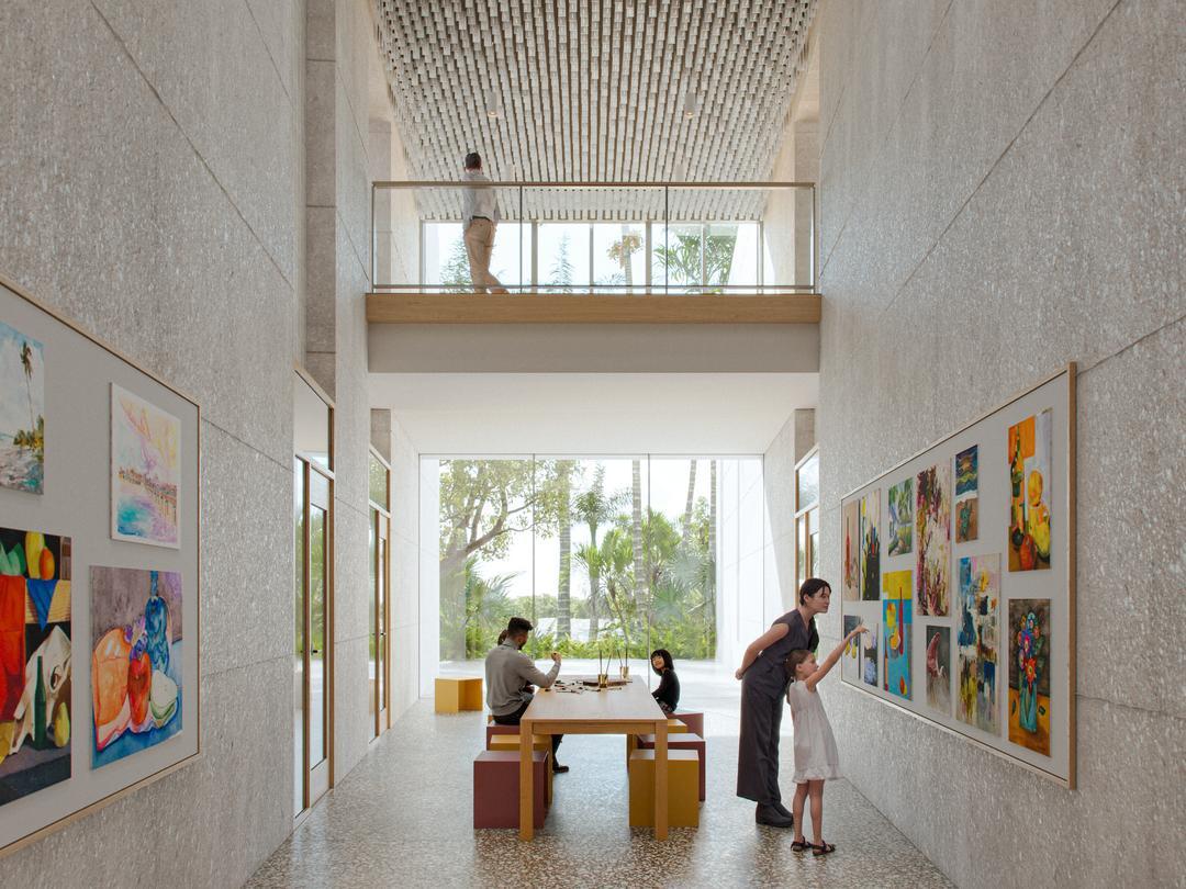 Rendering of Education Gallery. Image courtesy Allied Works © D-RENDER.