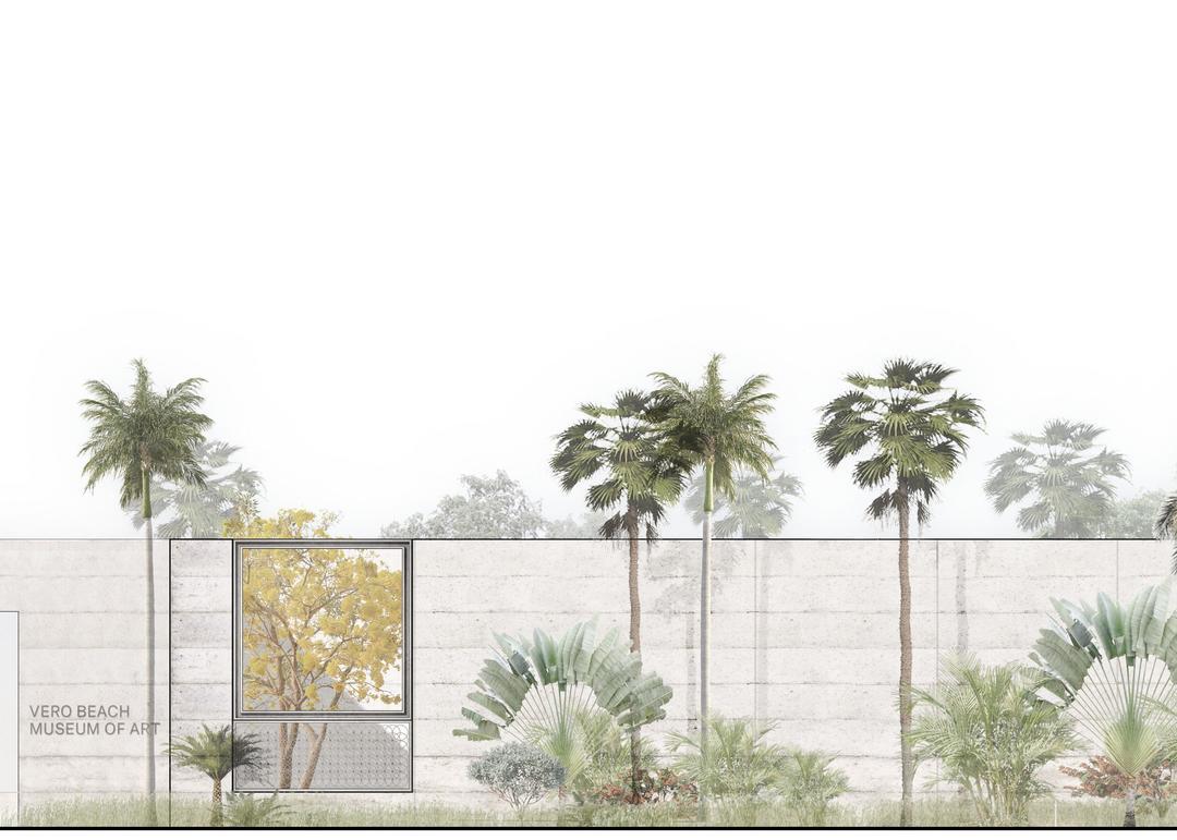 Rendering of North Elevation (detail). Courtesy of Allied Works.