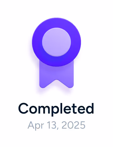 Completed Badge | Premiere Education