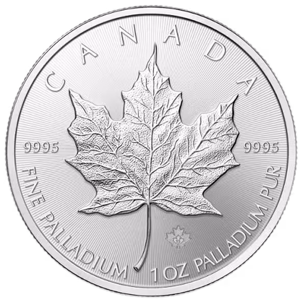 Palladium coin with image of Mercury