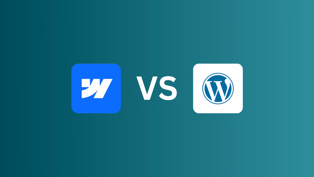 Webflow vs. WordPress Vergleich 2025
