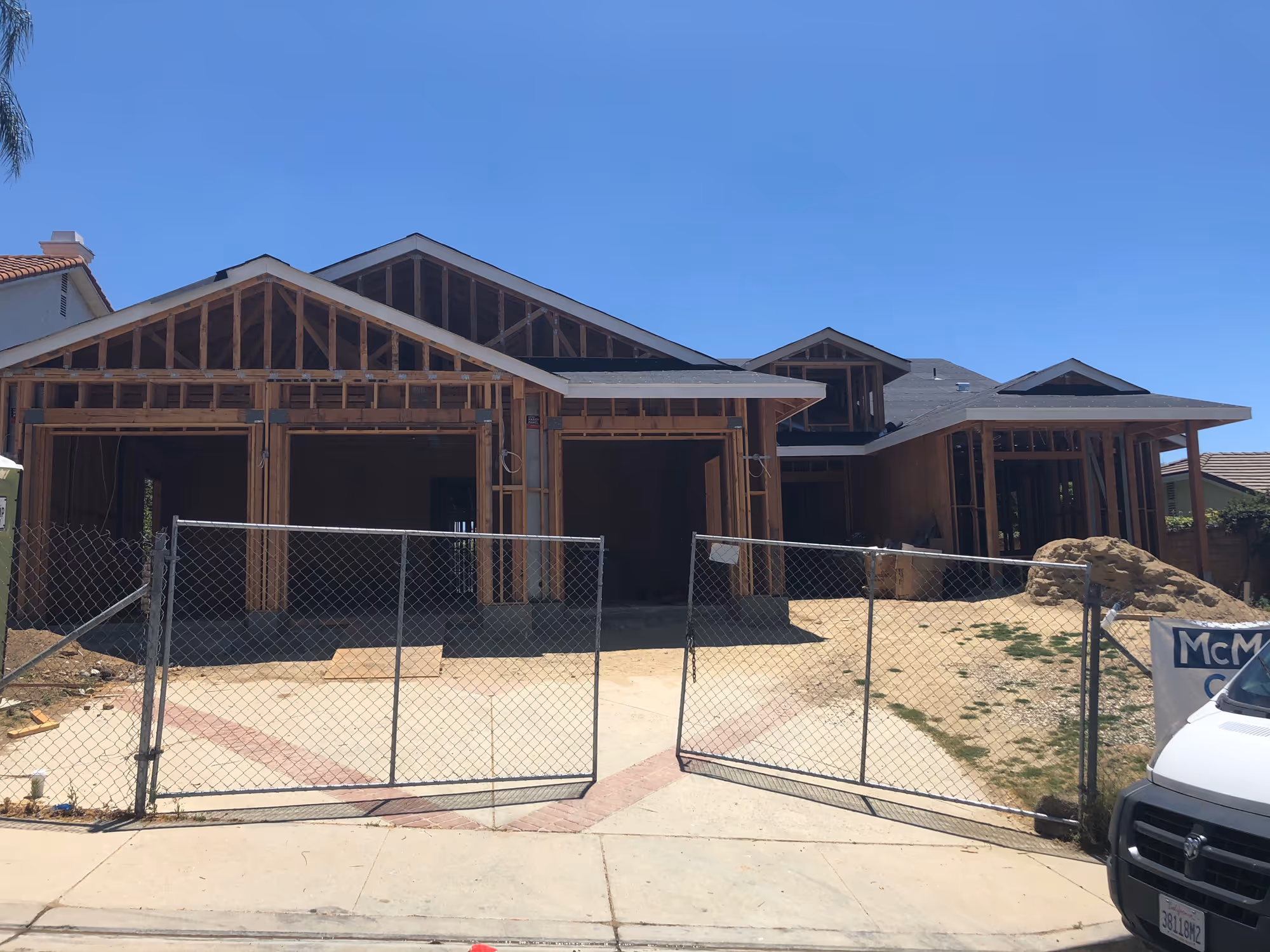 Rebuild construction for home after disaster