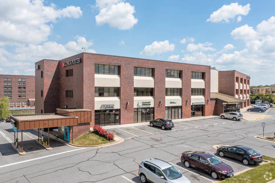 Exterior of the 5301 Office Center building on Buckeystown Pike in Frederick, Maryland