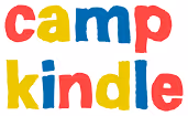 Camp Kindle logo, pediatric oncology camp