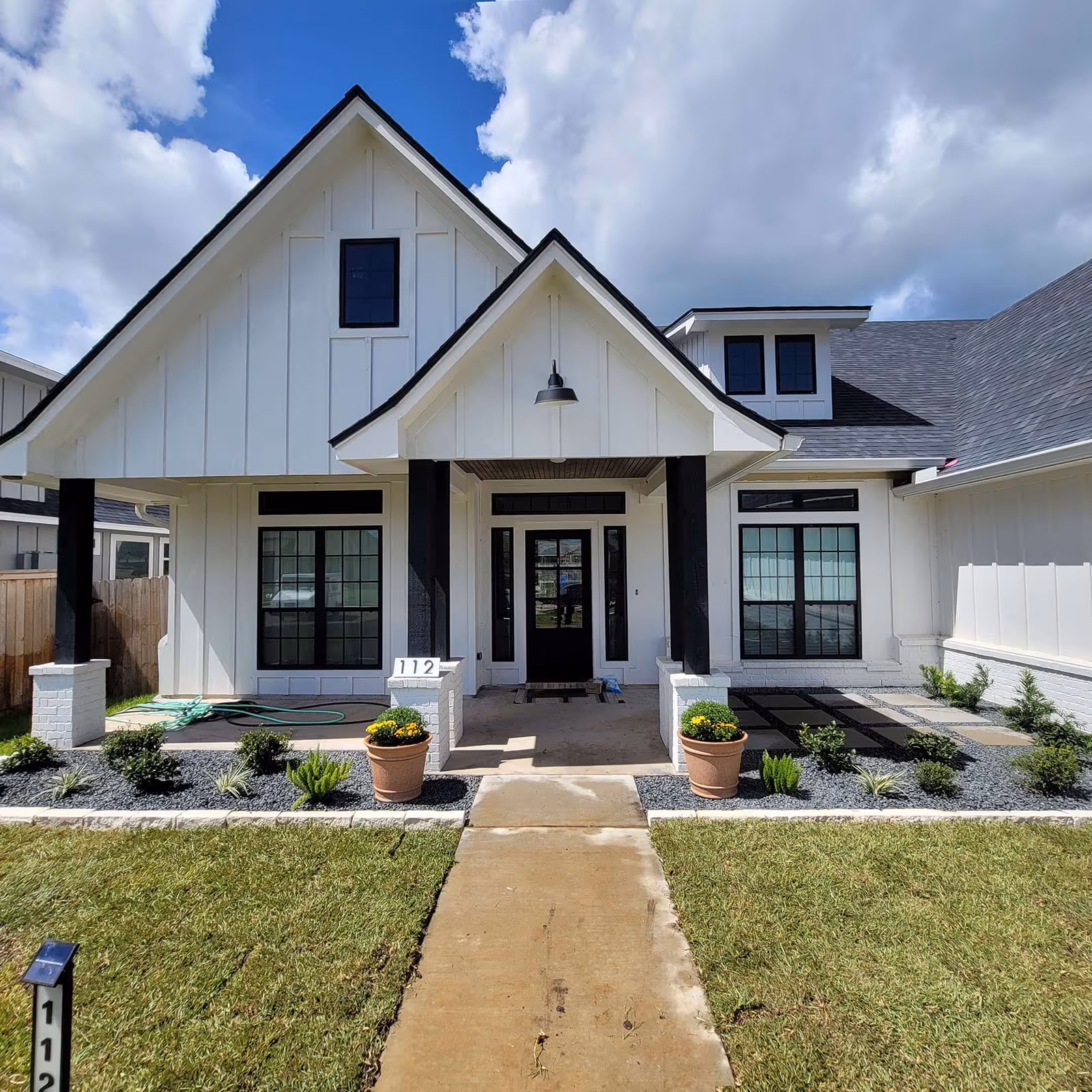 Lawn sod installation for subdivision property