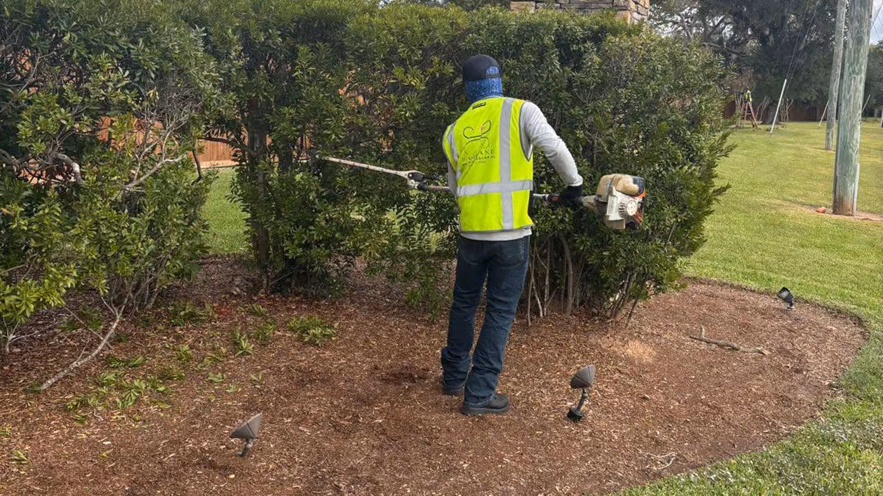Highland Lawn & Landscaping providing commercial grounds maintenance in Brazoria County