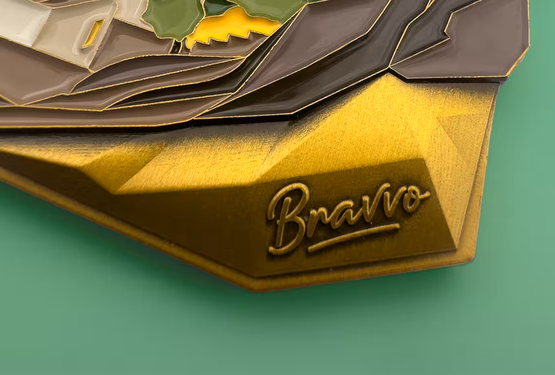 Corsica GR20 medal details front