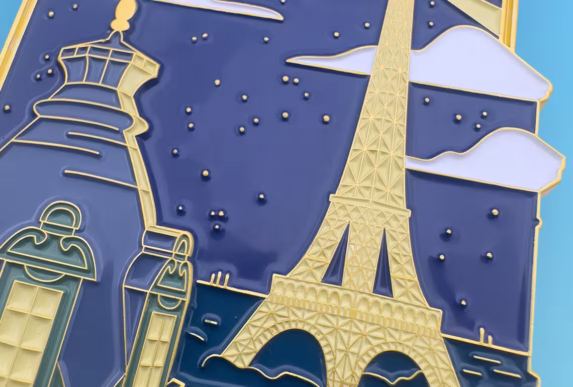 Paris Virtual Challenge Medal details back