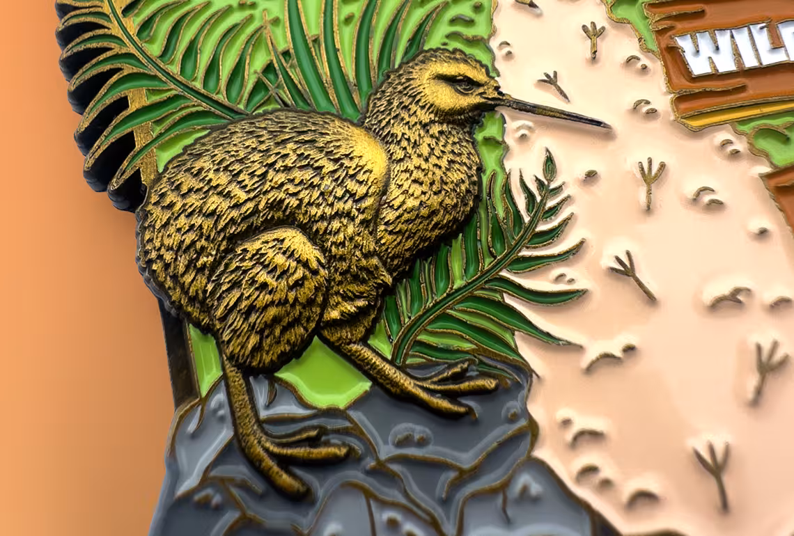 Kiwi Wild Track medal details front