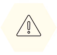 Hazard sign icon