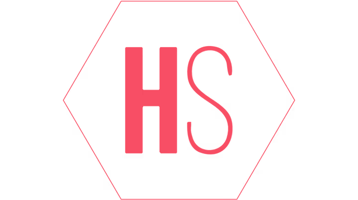 Hope solutions logo in a hexagon