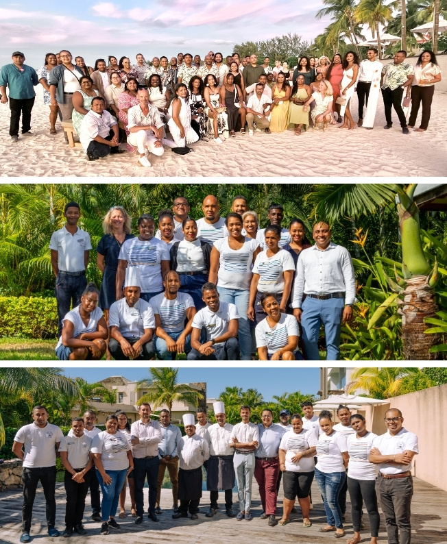 The MJ Holidays teams in Mauritius collaborate with passion to offer exceptional stays and personalized service.