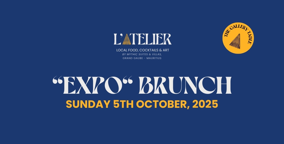 Friendly atmosphere of the “Expo” brunch on October 5, 2025 in Mauritius, combining art, gastronomy and relaxation with MJ Holidays.