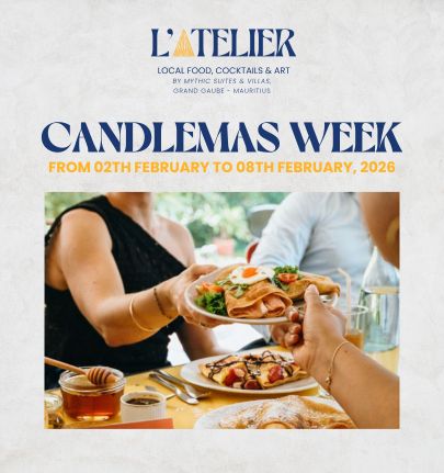 Semaine de la Chandeleur du 02 février au 08 février 2026 à l’île Maurice, une expérience gourmande mêlant saveurs de saison et raffinement tropical signé MJ Holidays.