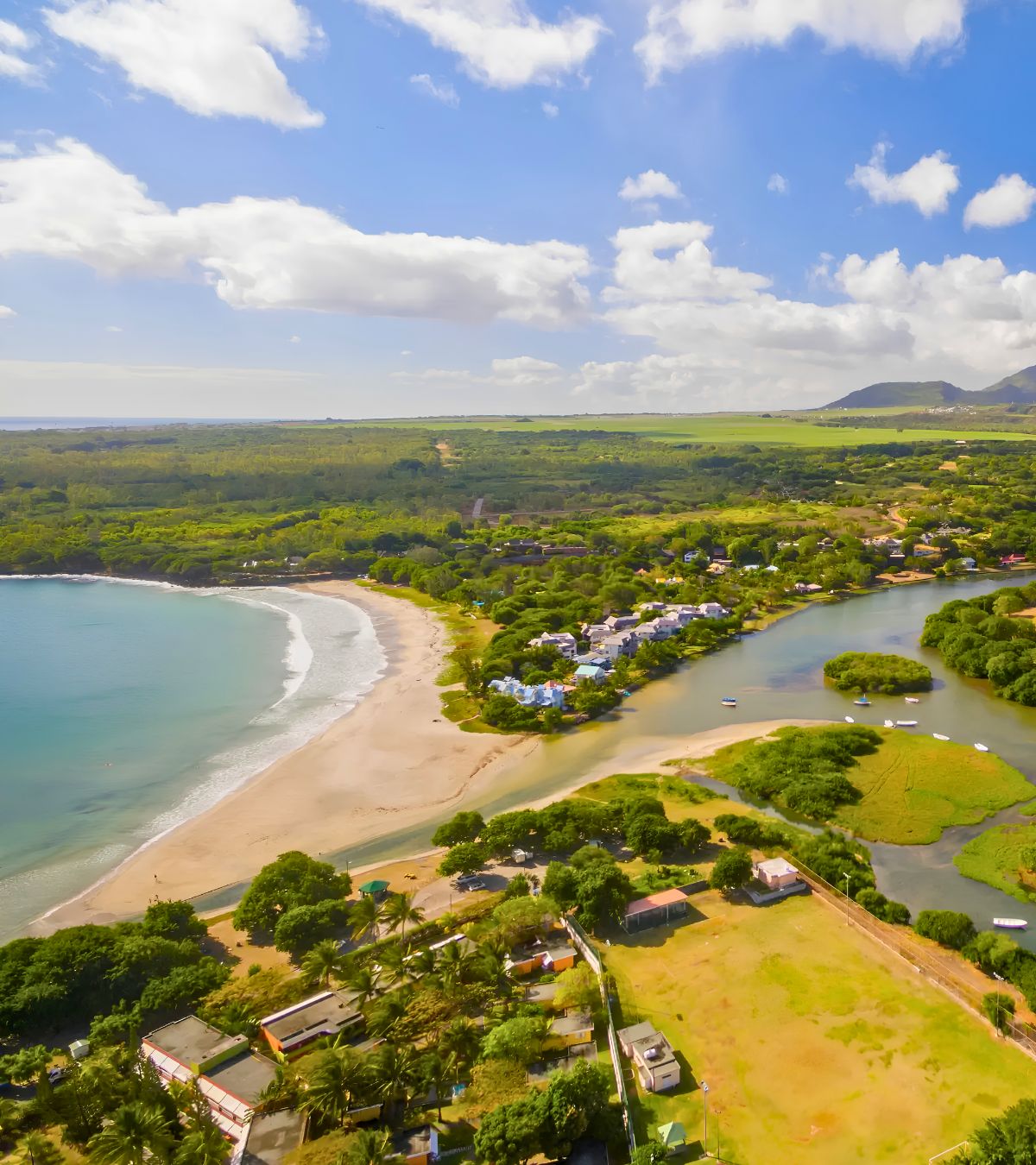 Breathtaking views of Tamarin Bay and its blue lagoons with MJ Holidays in Mauritius