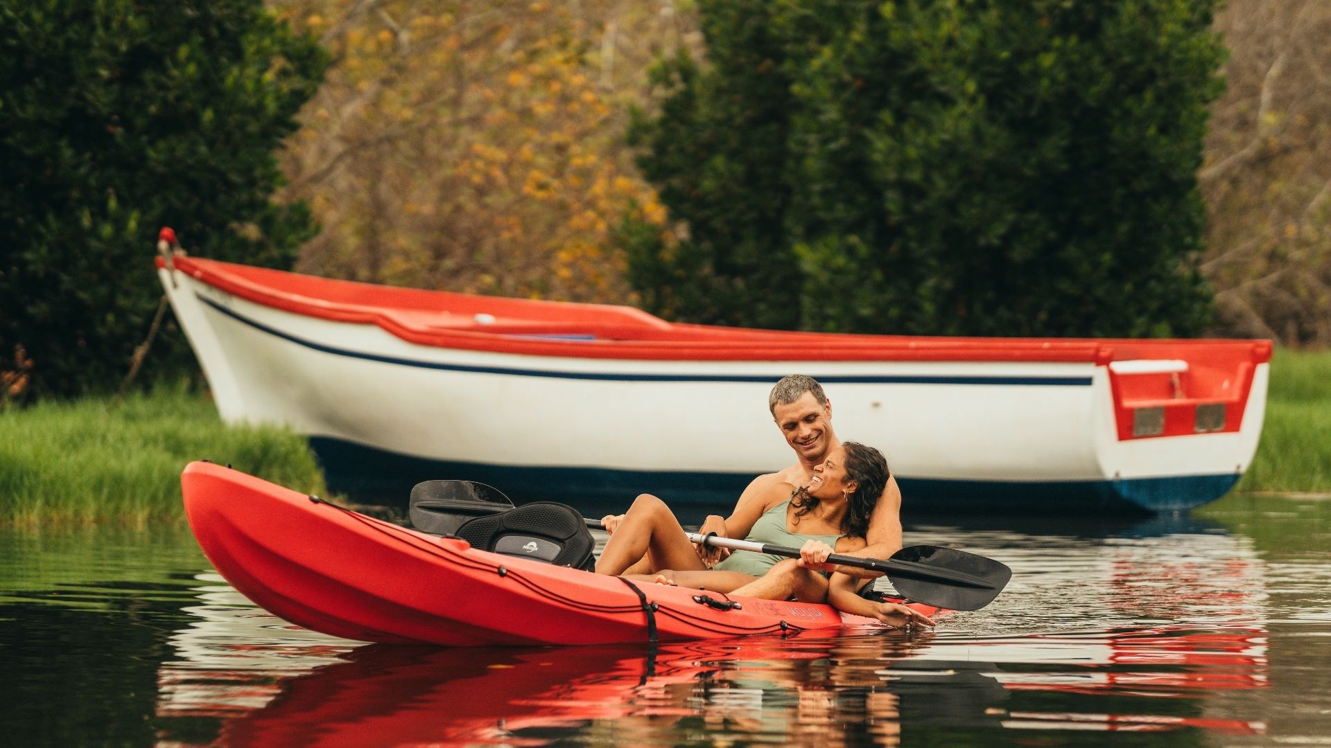 Glide by kayak on the turquoise waters of Mauritius with MJ Holidays.