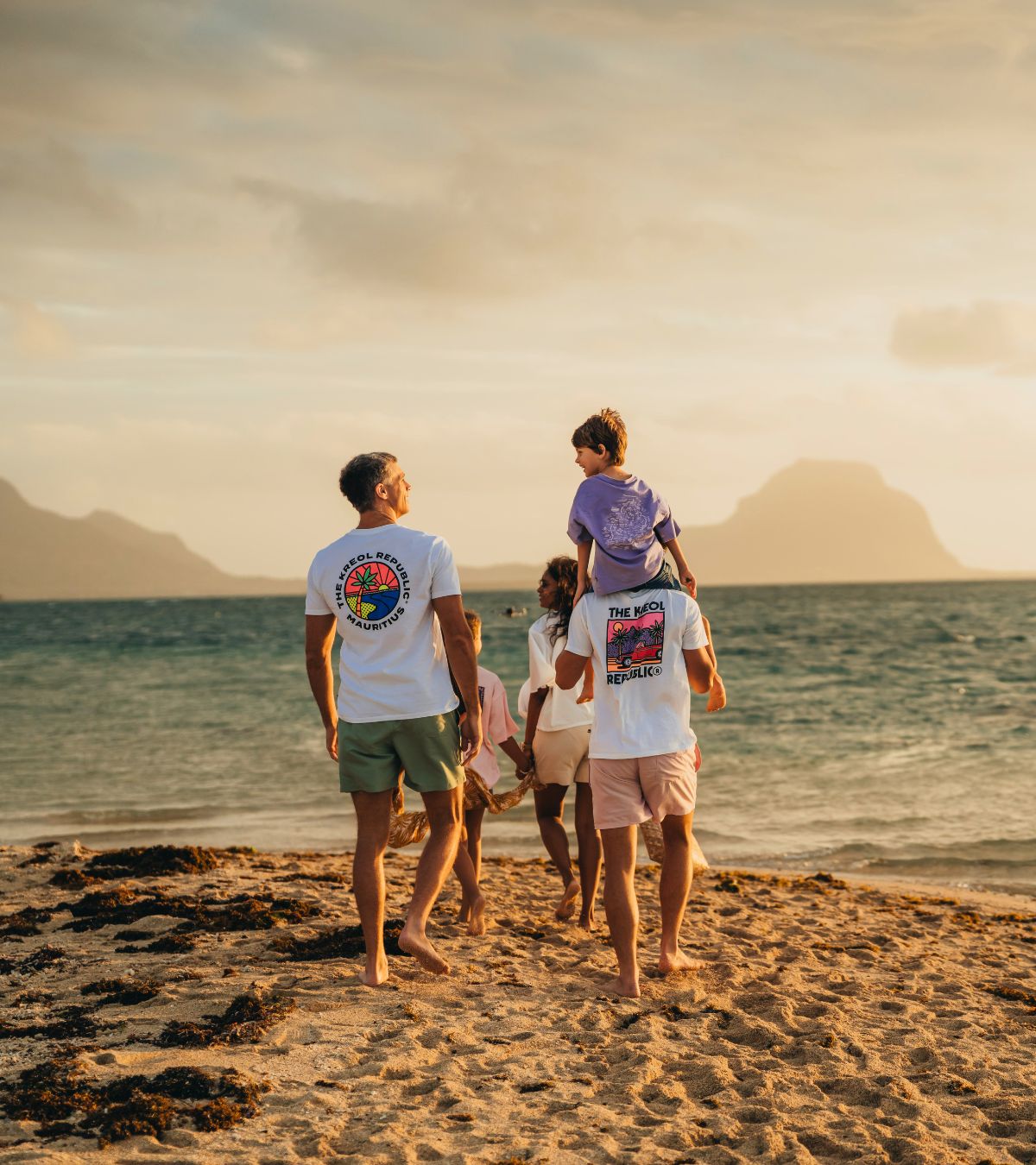 La Preneuse beach in Rivière Noire, between golden sand and turquoise lagoon with MJ Holidays in Mauritius.