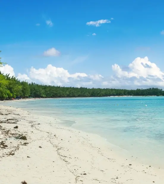 Plage de Mont Choisy, nord de l’île Maurice