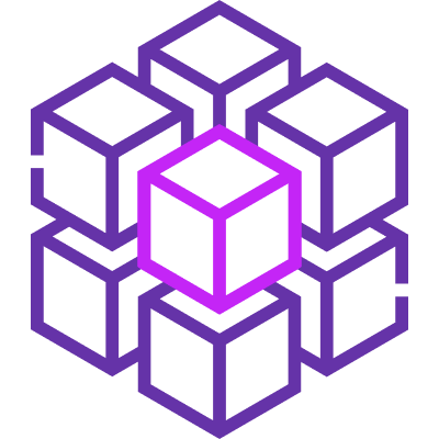 An illustration of a grid of cubes