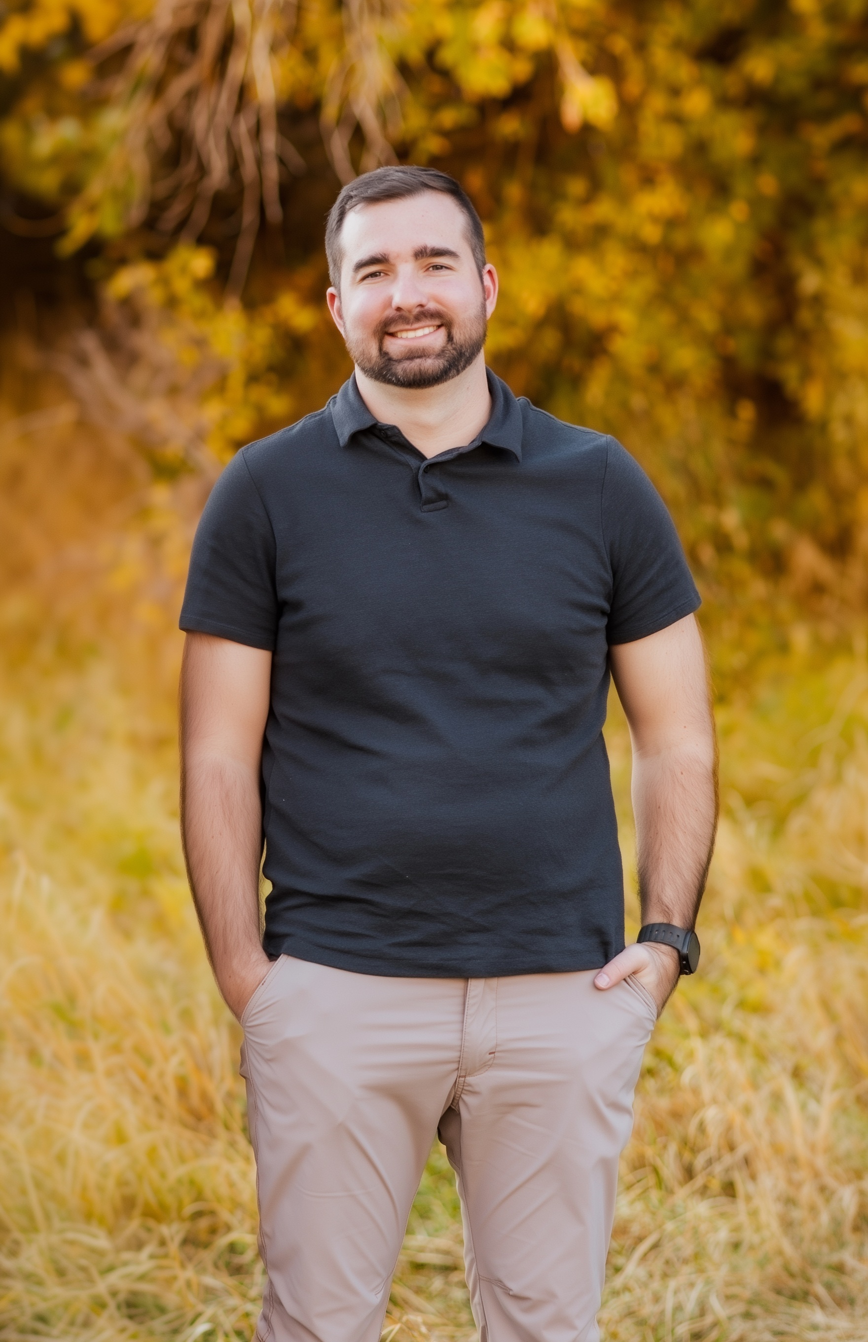 [team] image of executive team member (for a fintech company)