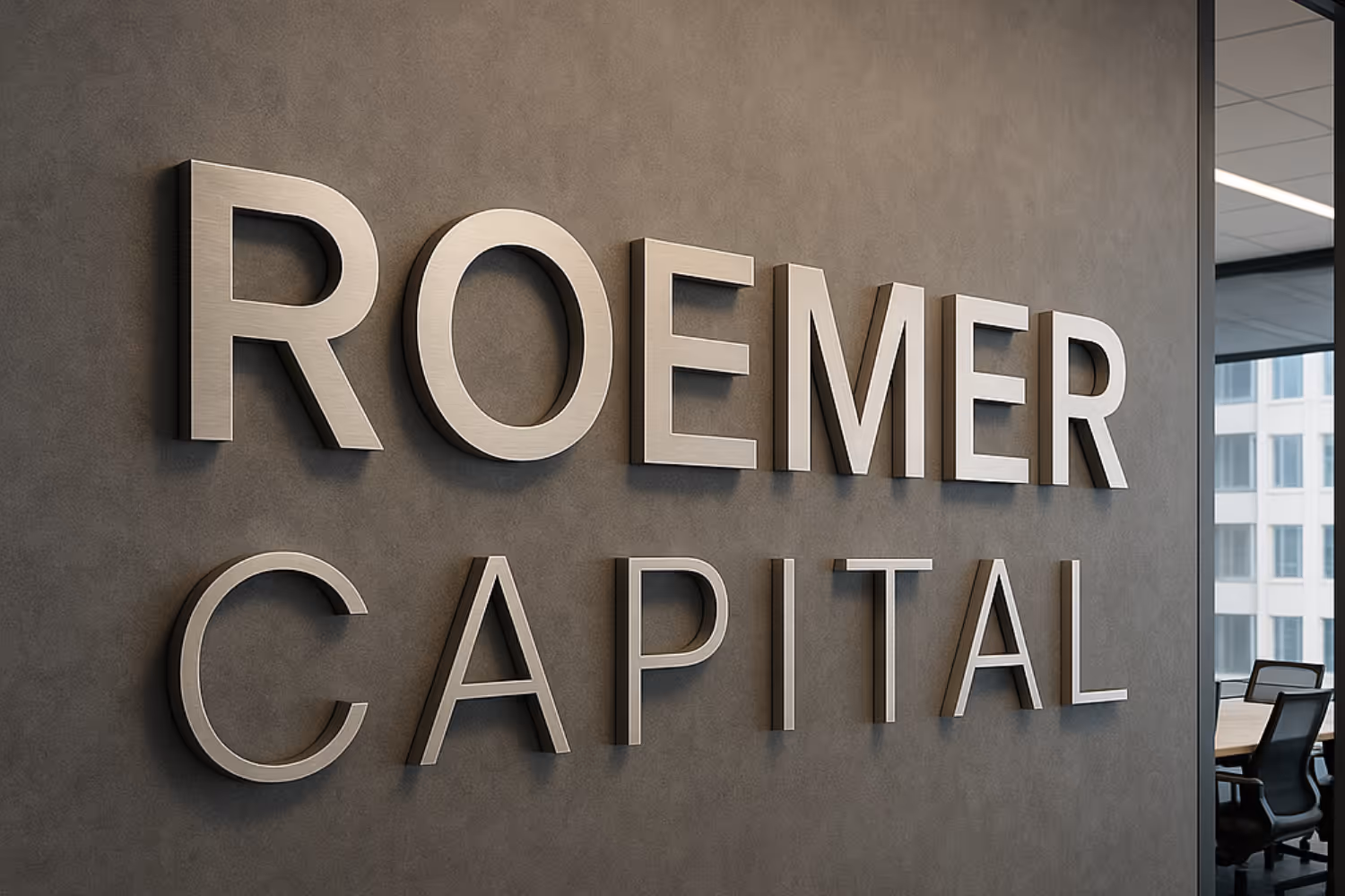A sign that says Roemer Capital.