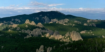 Black hills aerial view