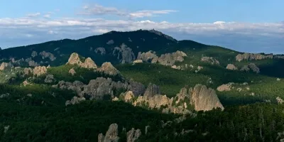 Black hills aerial view