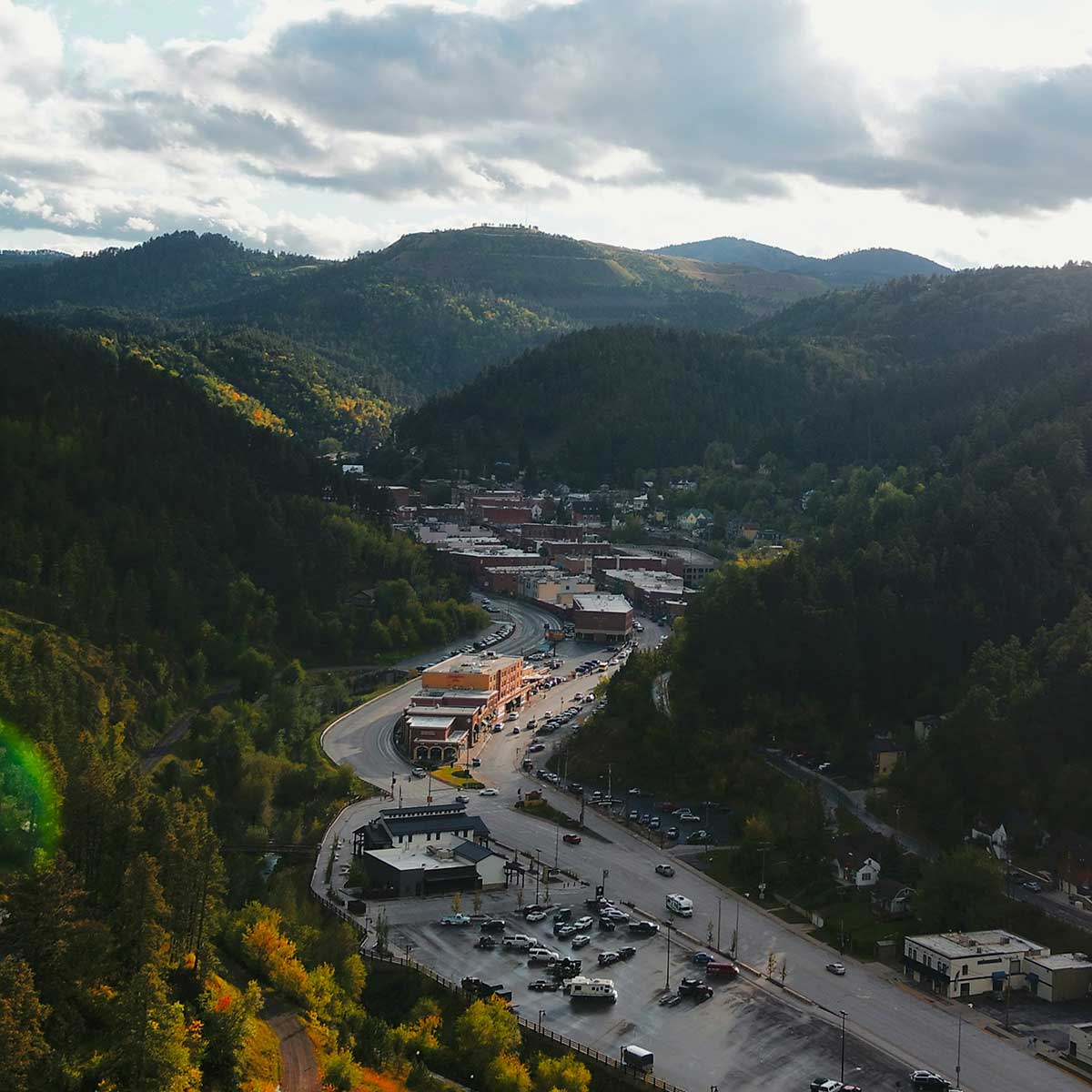 deadwood aerial view