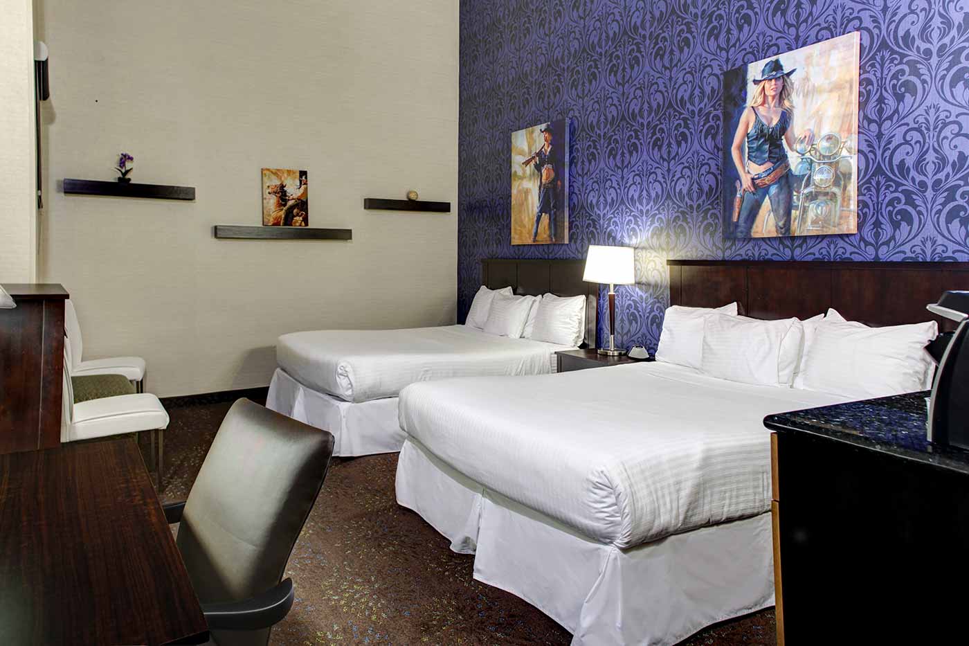 double queen bedroom
