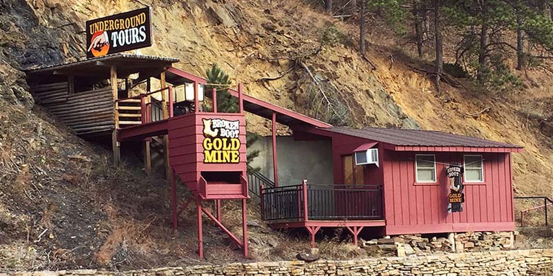 broken boot mine exterior