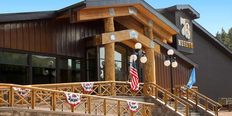 days of 76 museum exterior