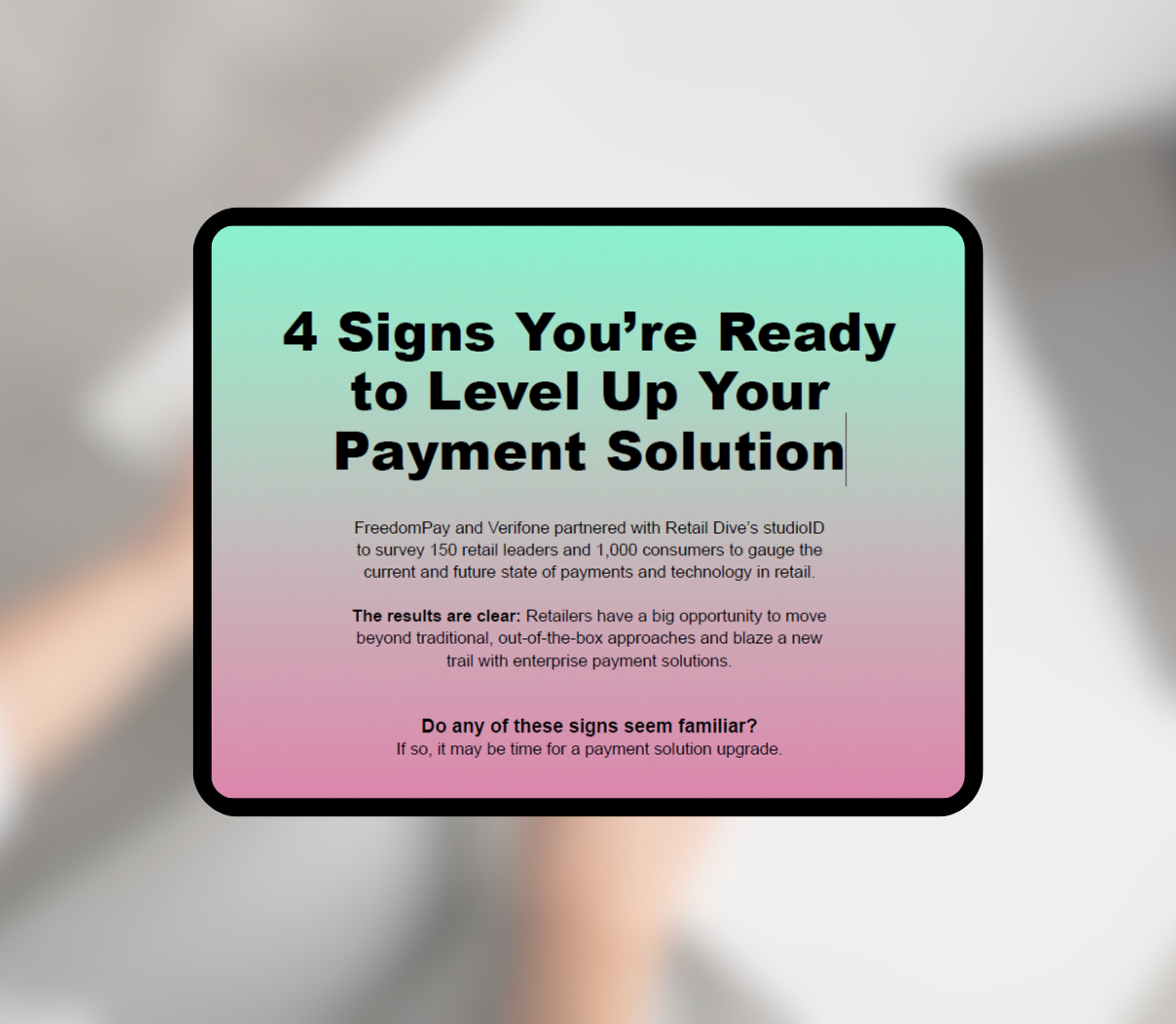 Content Thumbnail - 4 Signs to level up your solution Infographic