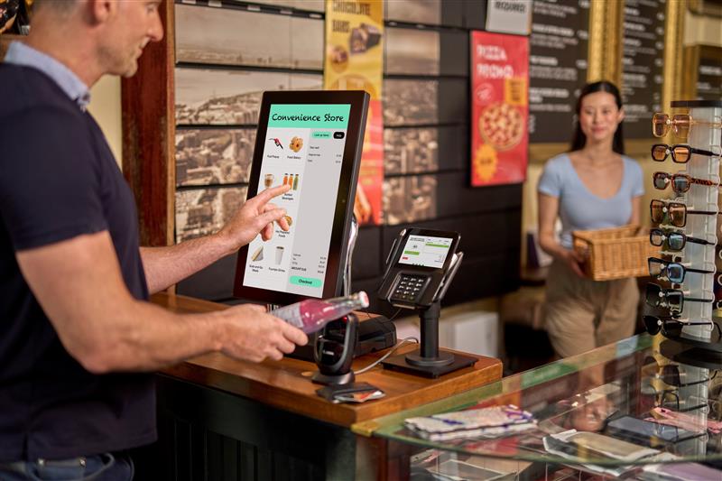 Verifone C18 self-checkout c-store with Verifone M400