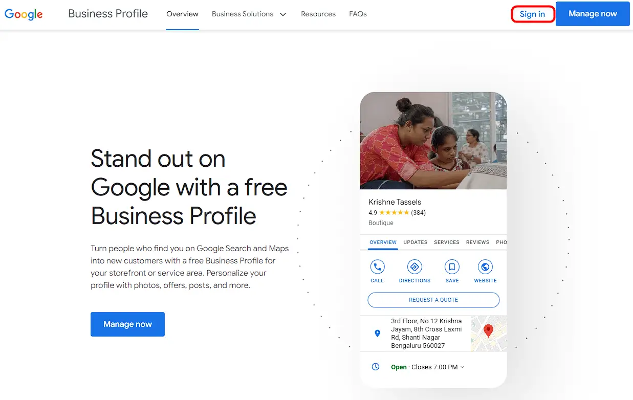 Recover Google Business Listing