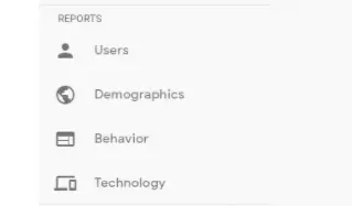 A screenshot of report filter options in Analytics 360