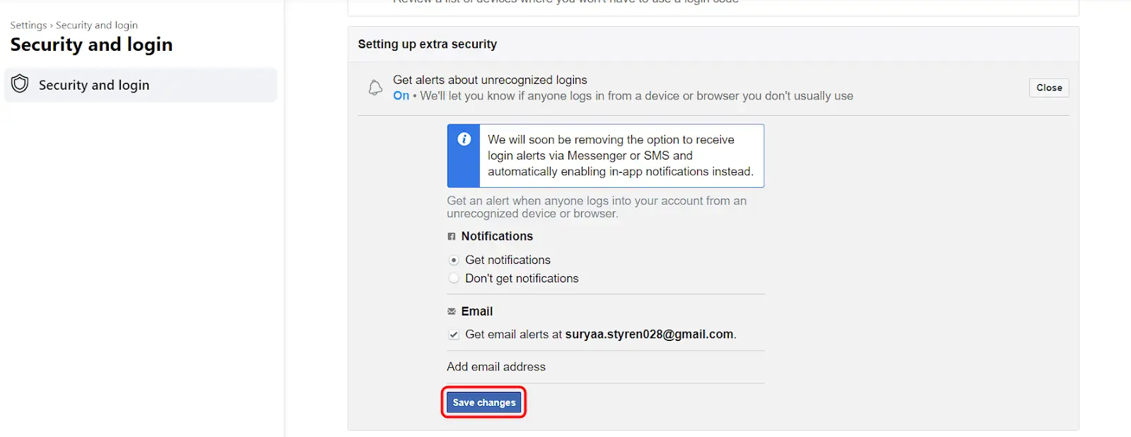 How To Enable Login Alerts On Facebook Synup