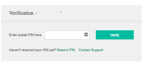 A screenshot of the Bing business verification page